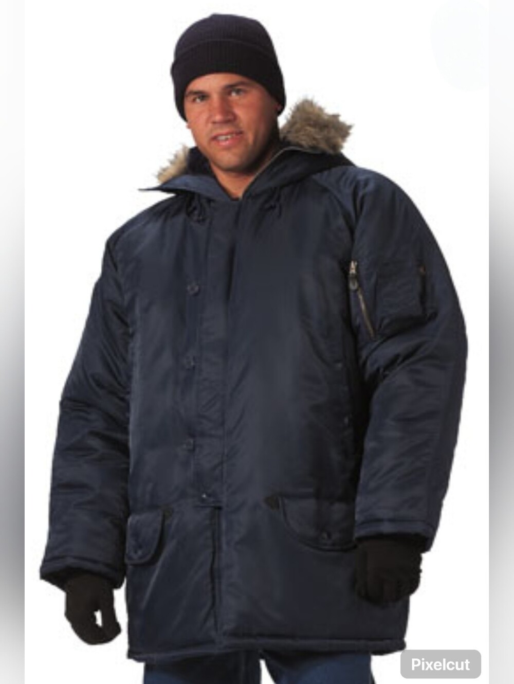 Rothco Mens N-3B Snorkel Parka Extreme Cold Navy Coat Black size XL